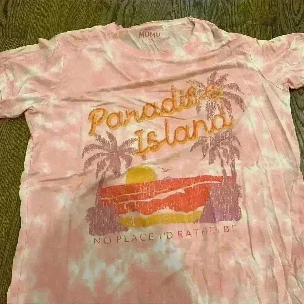 Show Me Your MuMu Pink Paradise Island Tee - Picture 3 of 5